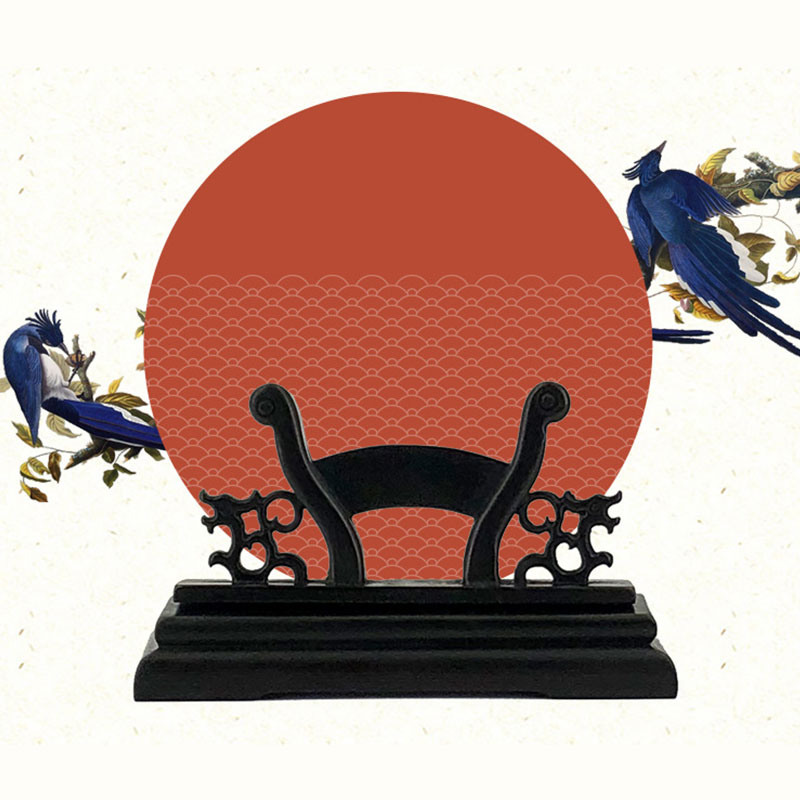 Tech Accessories For Office Desk - Vintage Art Style Folding Fan Stand