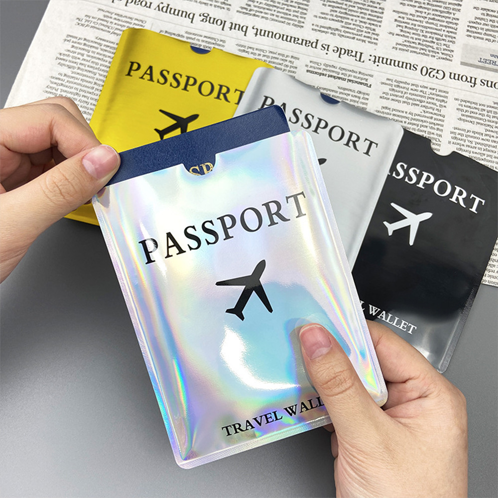 Tech Accessories For Travel - Aluminum foil passport protective case, anti-magnetic