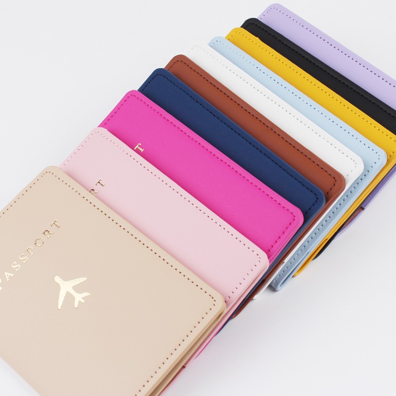 1PCS PU Leather Plane Passport - Tech Accessories For Travel review and price