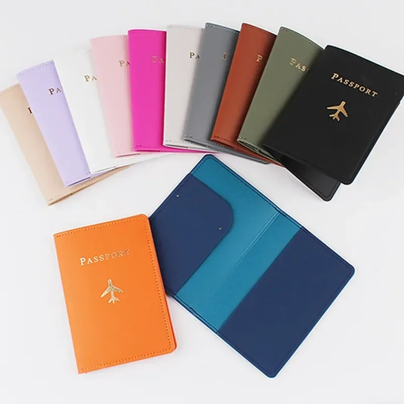 1PCS PU Leather Plane Passport - Tech Accessories For Travel review and price