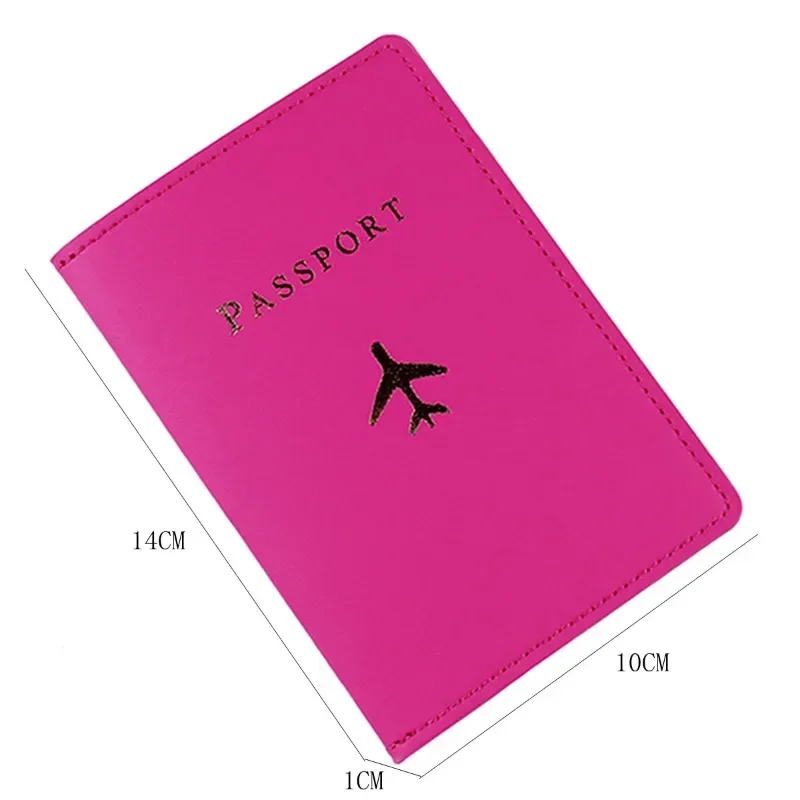1PCS PU Leather Plane Passport - Tech Accessories For Travel review and price