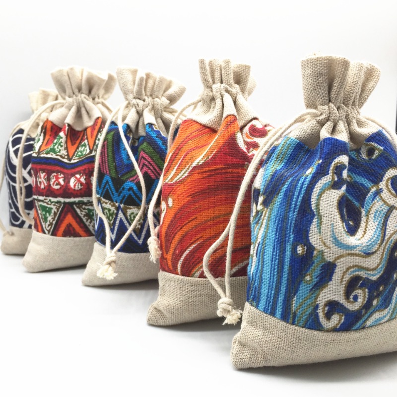 Ethnic Style Drawstring Bag Je - Travel Cable Organizer review and price