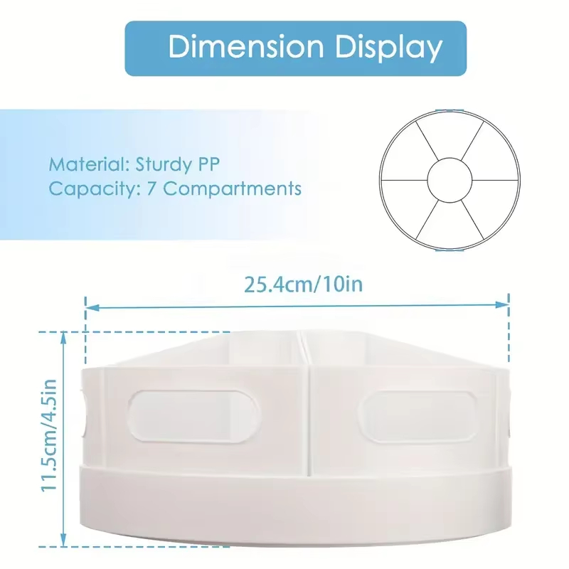 360° Rotating Desk Organizer W - Tech Accessories For Office Desk review and price