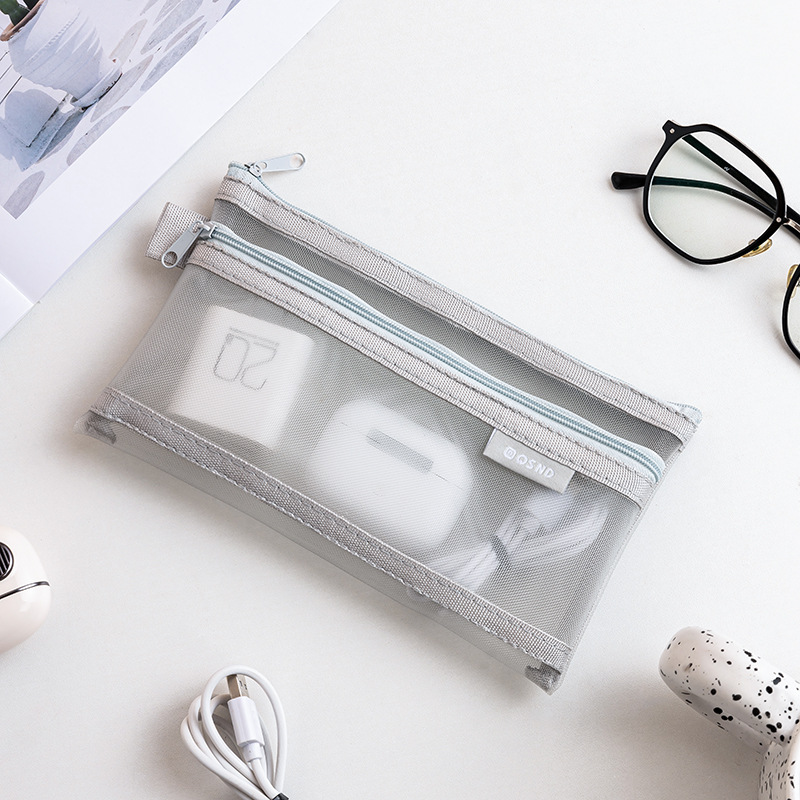 Transparent mesh data cable st - Travel Cable Organizer review and price