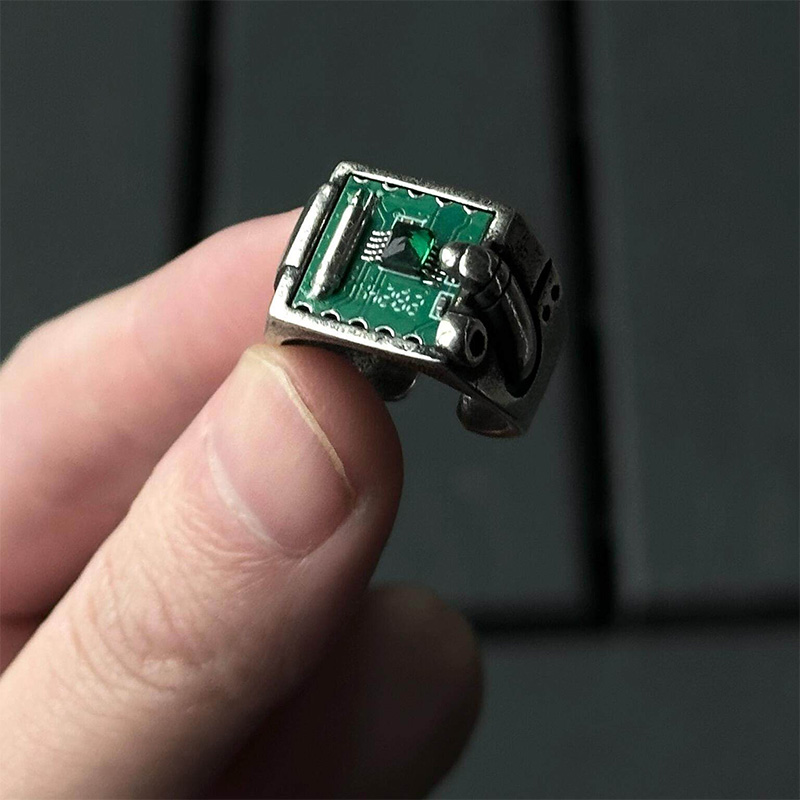 Tech Inspired PCB Pattern Ring - Tech Accessories Industry review and price