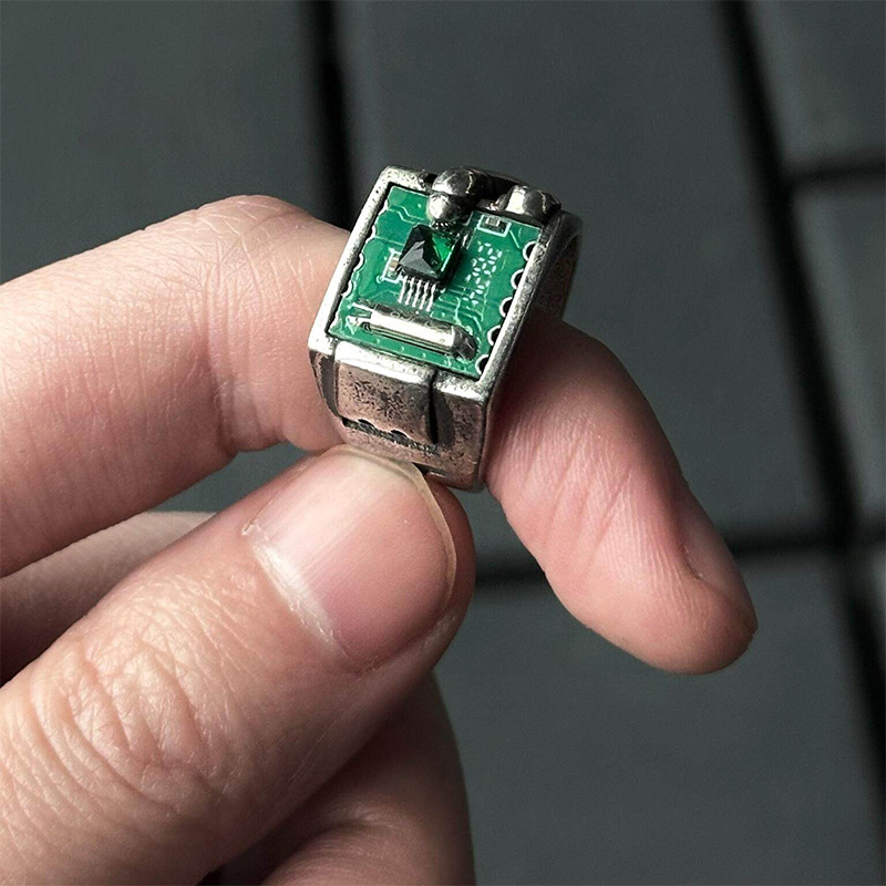 Tech Inspired PCB Pattern Ring - Tech Accessories Industry review and price