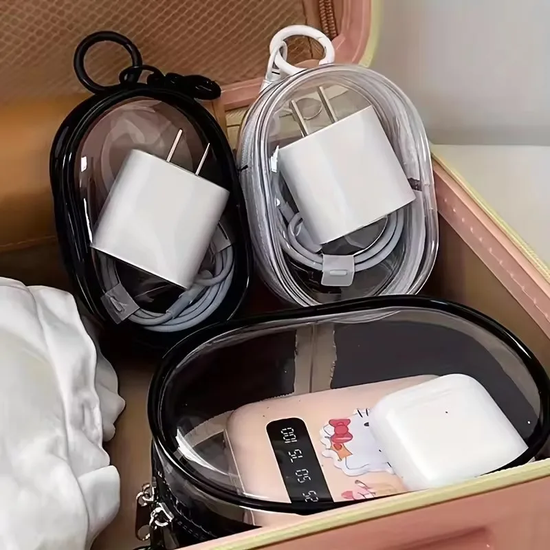 Portable Mini Clear Zipper Sto - Travel Cable Organizer review and price