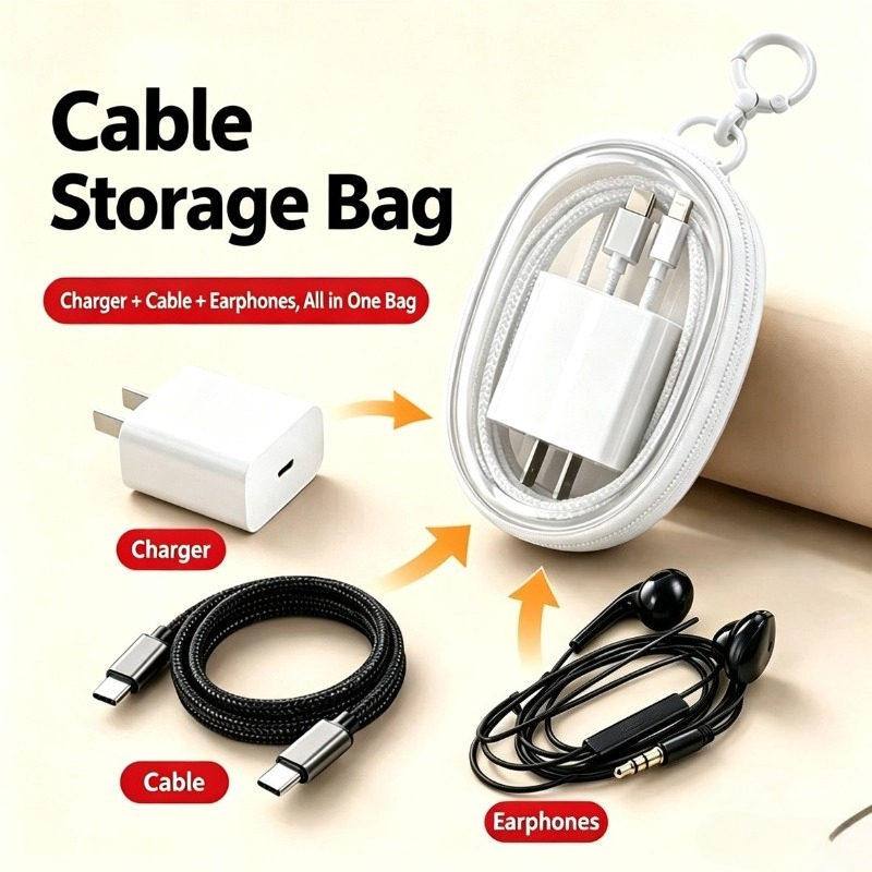 Portable Travel Waterproof Dat - Travel Cable Organizer review and price