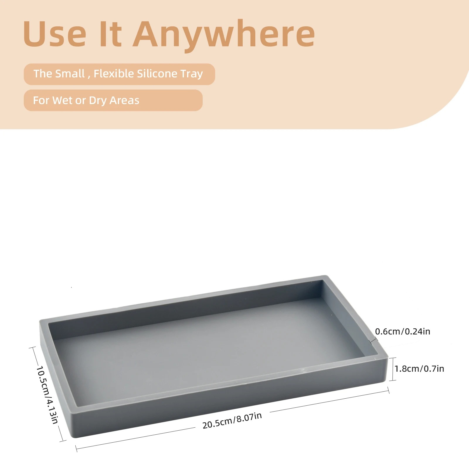 Multi-Purpose Silicone Desk Tr - Tech Accessories For Office Desk review and price
