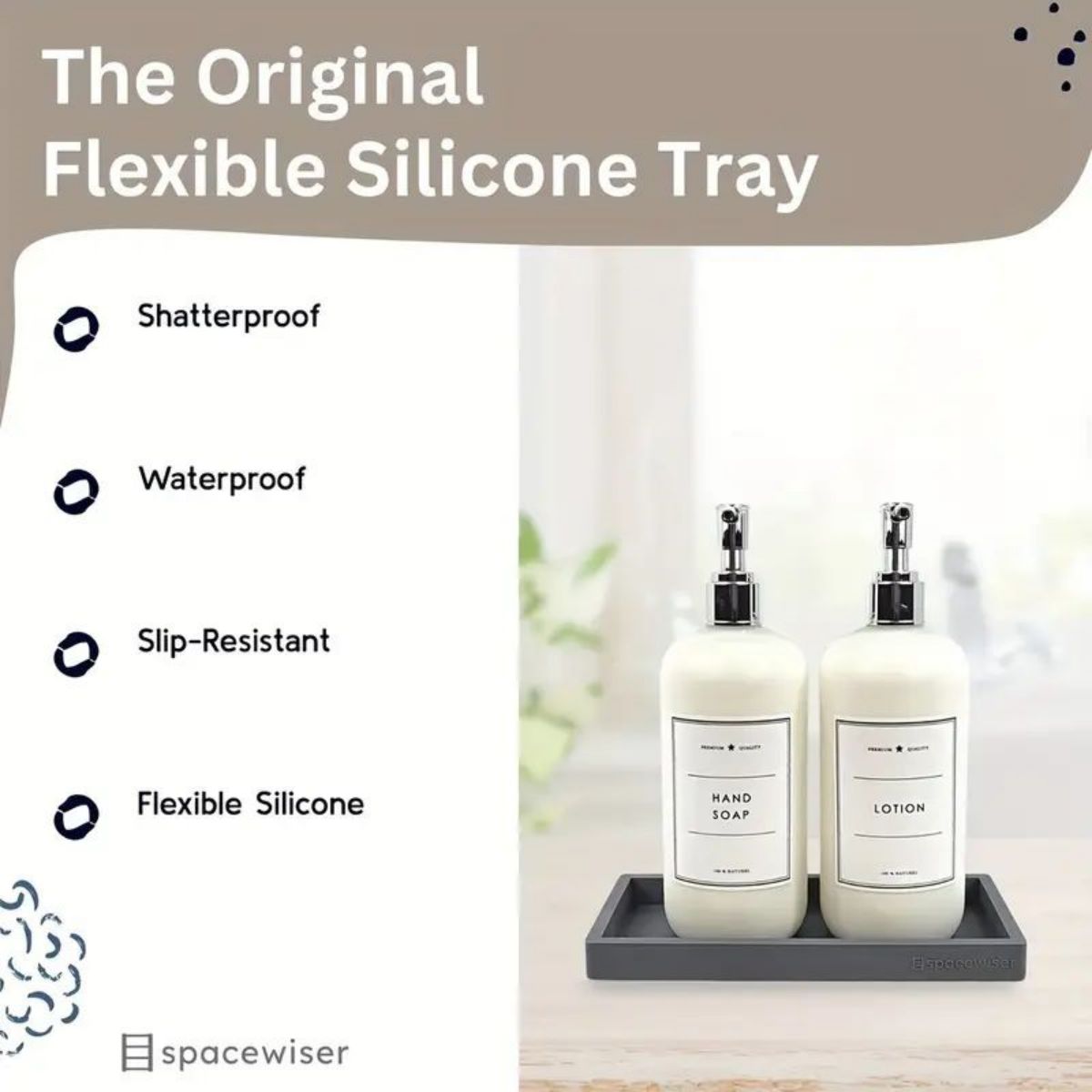 Multi-Purpose Silicone Desk Tr - Tech Accessories For Office Desk review and price