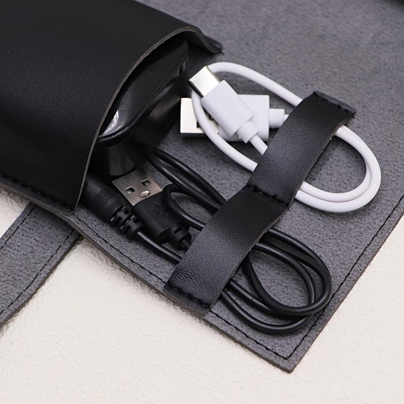 1PC PU Leather Multi-Compartme - Tech Accessories For Travel review and price