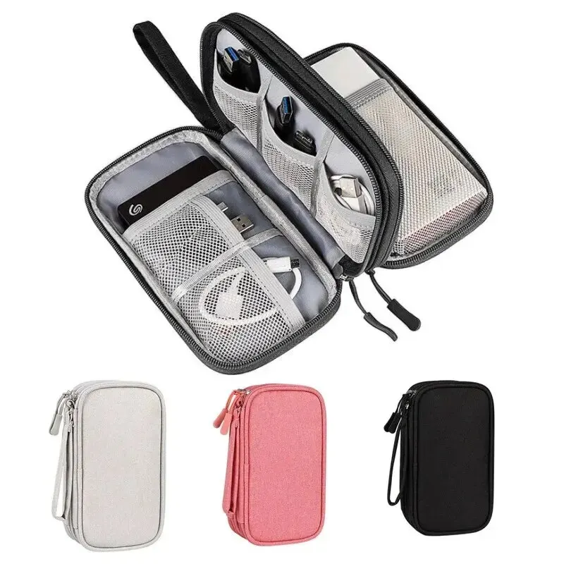 1PCS Grey/Black/Pink/Navy NEW  - Travel Cable Organizer review and price