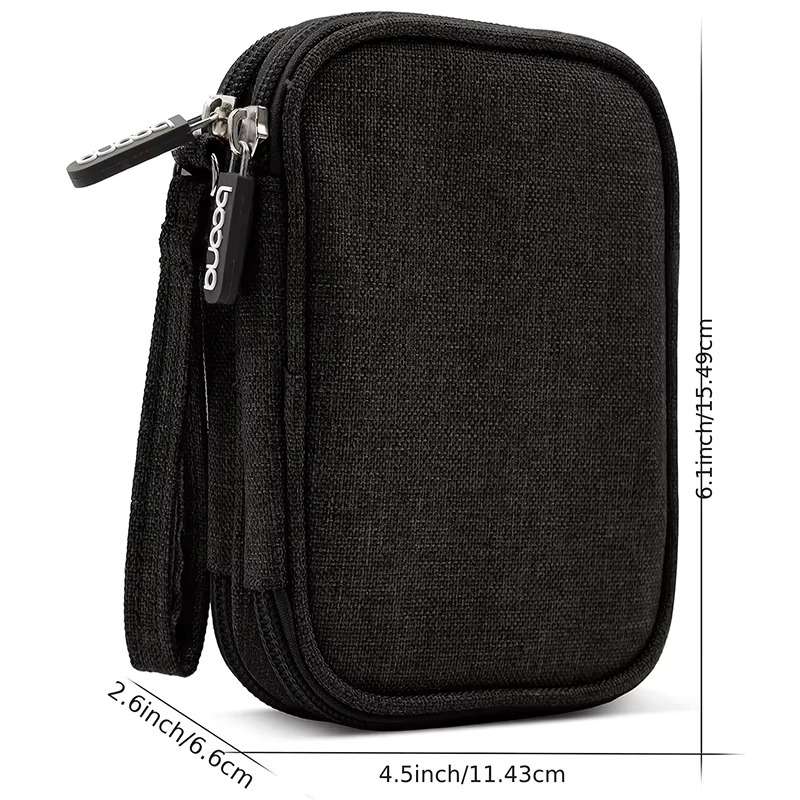 1PCS Grey/Black/Pink/Navy NEW  - Travel Cable Organizer review and price