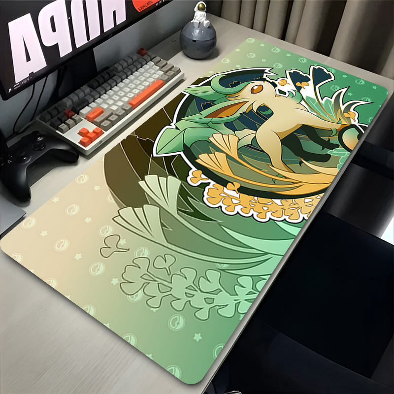 Mouse Pad Gamer P-pokemon Leaf - Tech Accessories For Office Desk review and price
