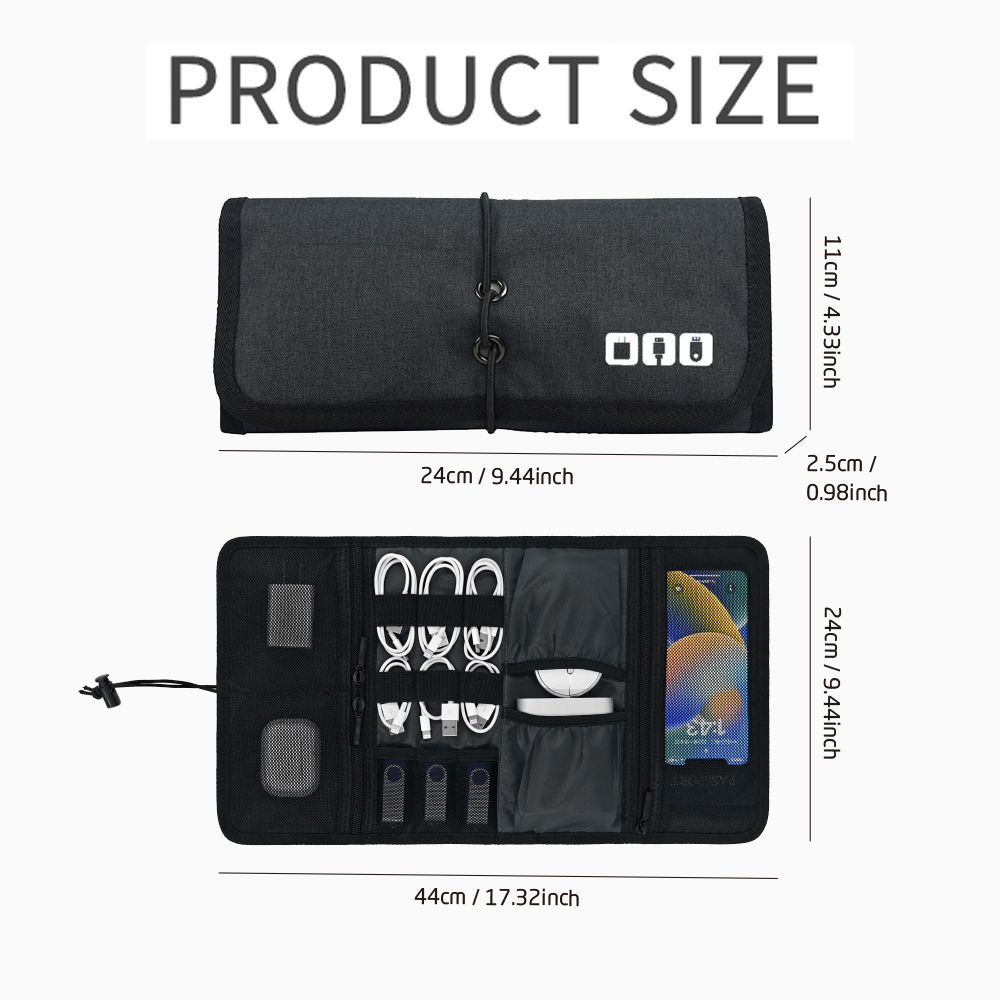 Tech Organizer Bag Cable Stora - Tech Accessories For Travel review and price