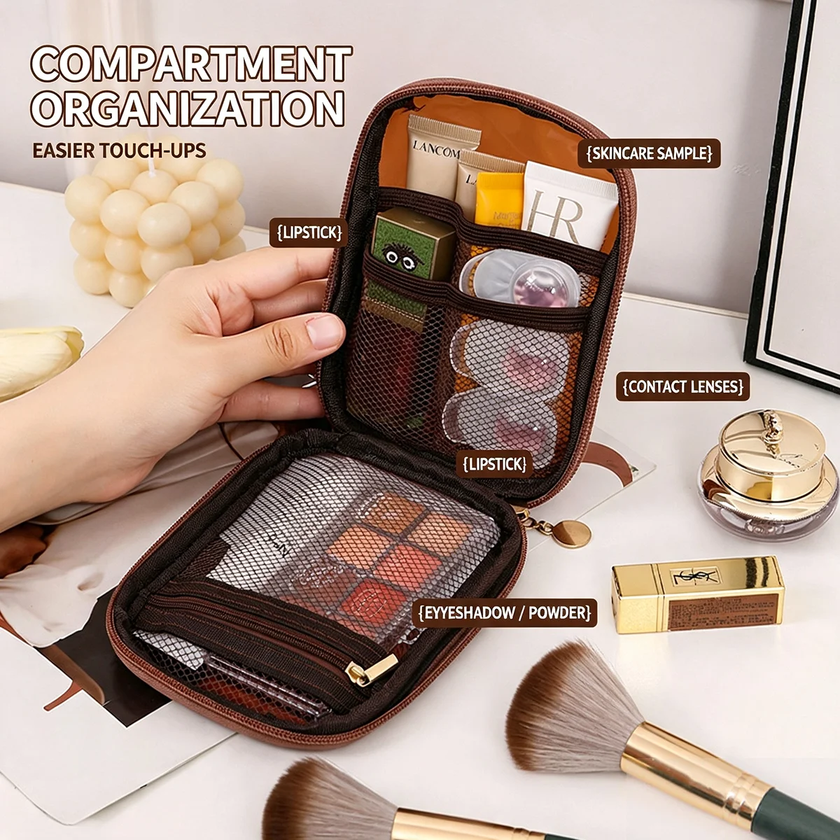 Transparent Portable Cosmetic  - Travel Cable Organizer review and price