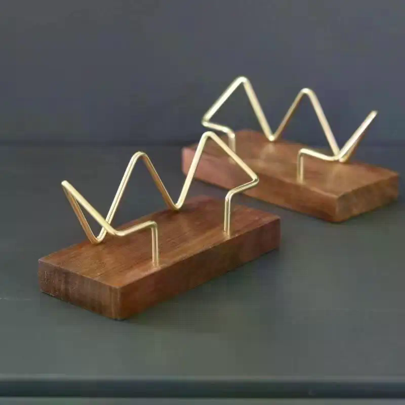 Wooden Business Card Holder Or - Tech Accessories For Office Desk review and price