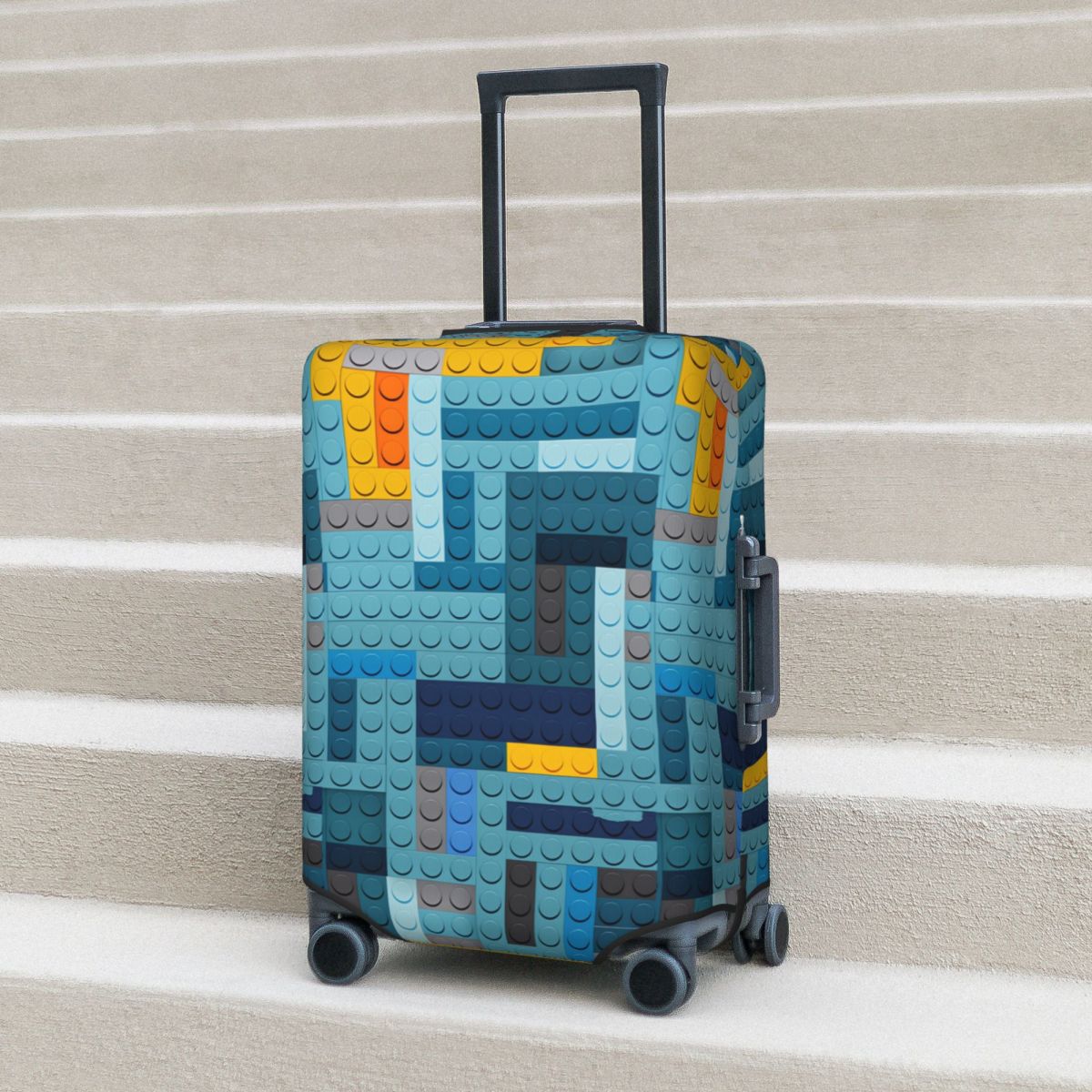 Blue Tech Pixel Building Block - Tech Accessories For Travel review and price
