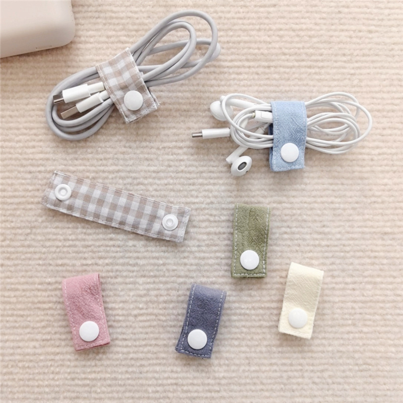 Fabric Cable Organizer Reusabl - Travel Cable Organizer review and price