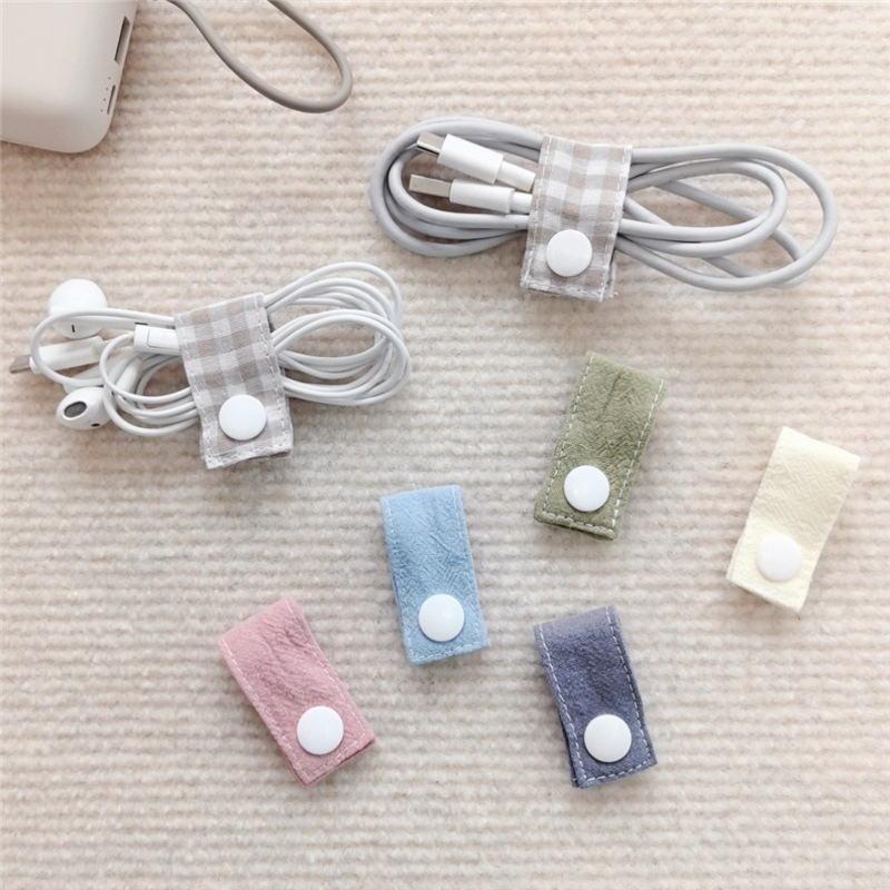 Fabric Cable Organizer Reusabl - Travel Cable Organizer review and price