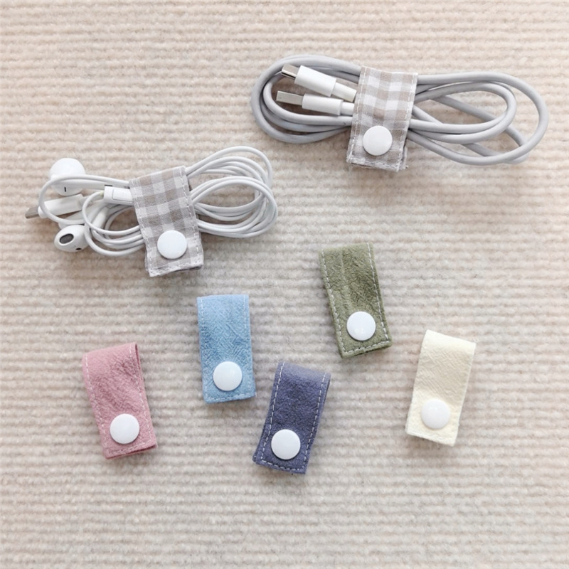 Fabric Cable Organizer Reusabl - Travel Cable Organizer review and price