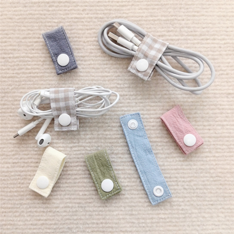 Fabric Cable Organizer Reusabl - Travel Cable Organizer review and price